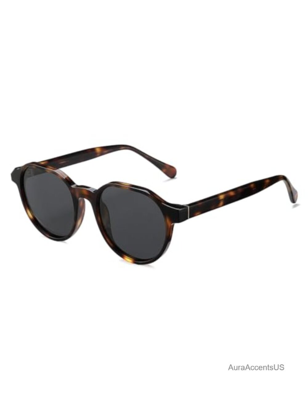 Round Acetate Polarized Sunglasses Retro Designer Eyewear Unisex